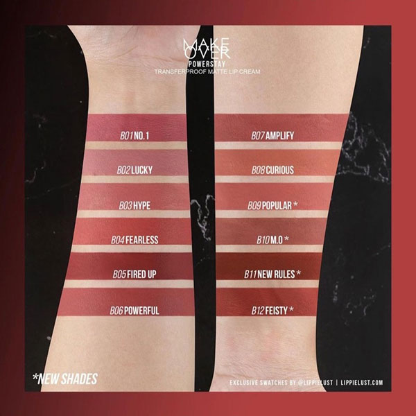 Make Over Powerstay Transferproof Matte Lip Cream - Image 3