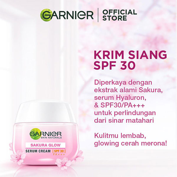 Skincare Garnier Sakura Glow Skin Barrier Daily Set - Image 2
