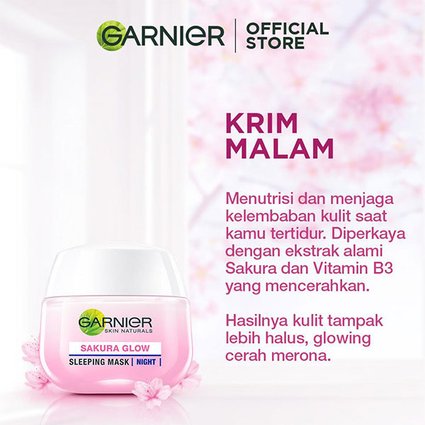 Skincare Garnier Sakura Glow Skin Barrier Daily Set - Image 3