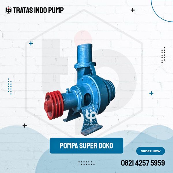 Pompa Tekanan Tinggi 4 Inch Doko Body Besi, As Kipas Stainless - Image 4
