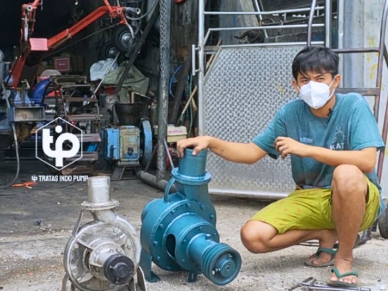 Pompa Tekanan Tinggi 5 Inch Body As Kipas Stainless