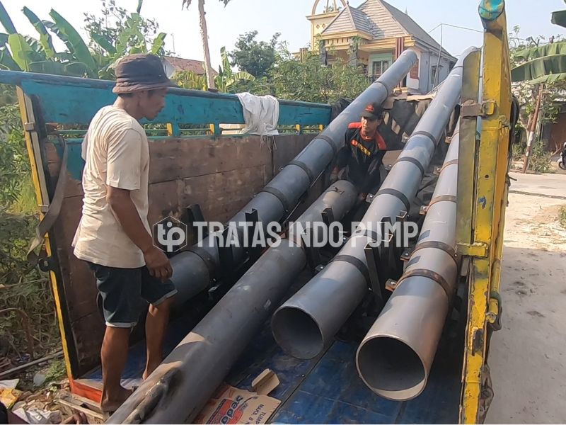 Pompa Banjir Aksial 4 Inch Panjang 6 Meter