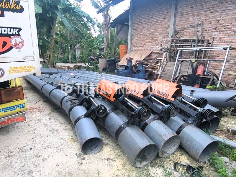 Pompa Banjir Aksial PVC 8 Inch Panjang 4 Meter