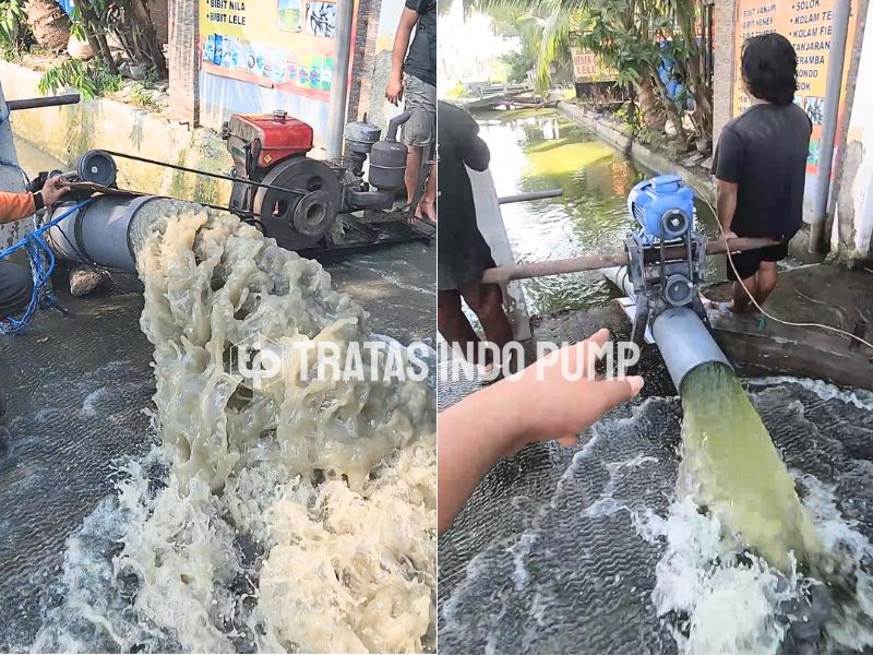 Pompa Banjir Aksial 4 Inch Panjang 6 Meter