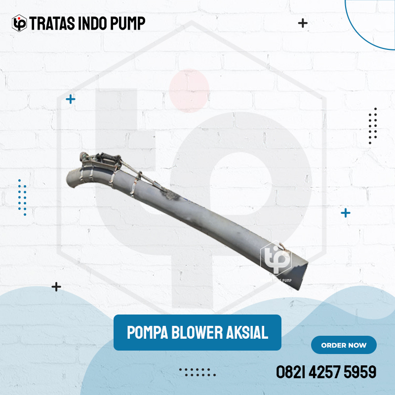 Pompa Banjir Aksial PVC 10 Inch Panjang 4 M