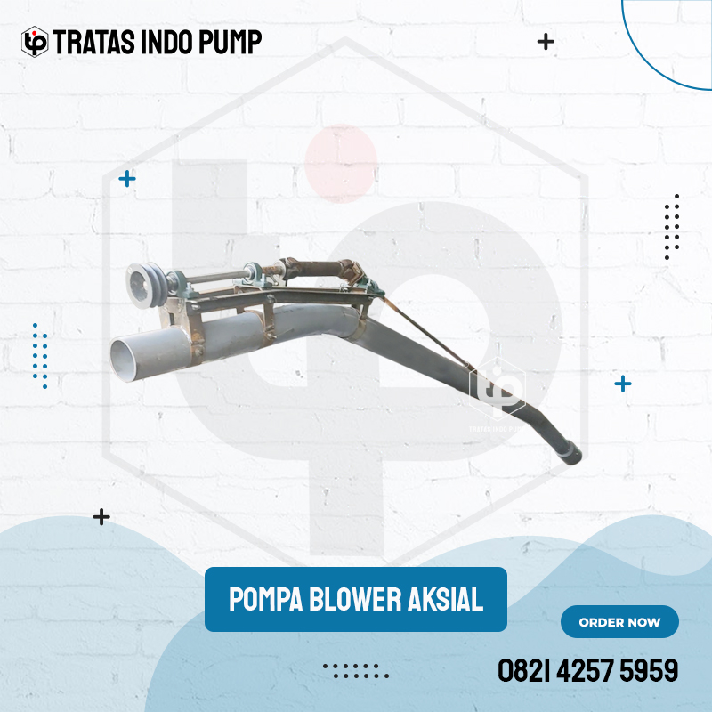 Pompa Banjir Aksial PVC 10 Inch Panjang 4 M