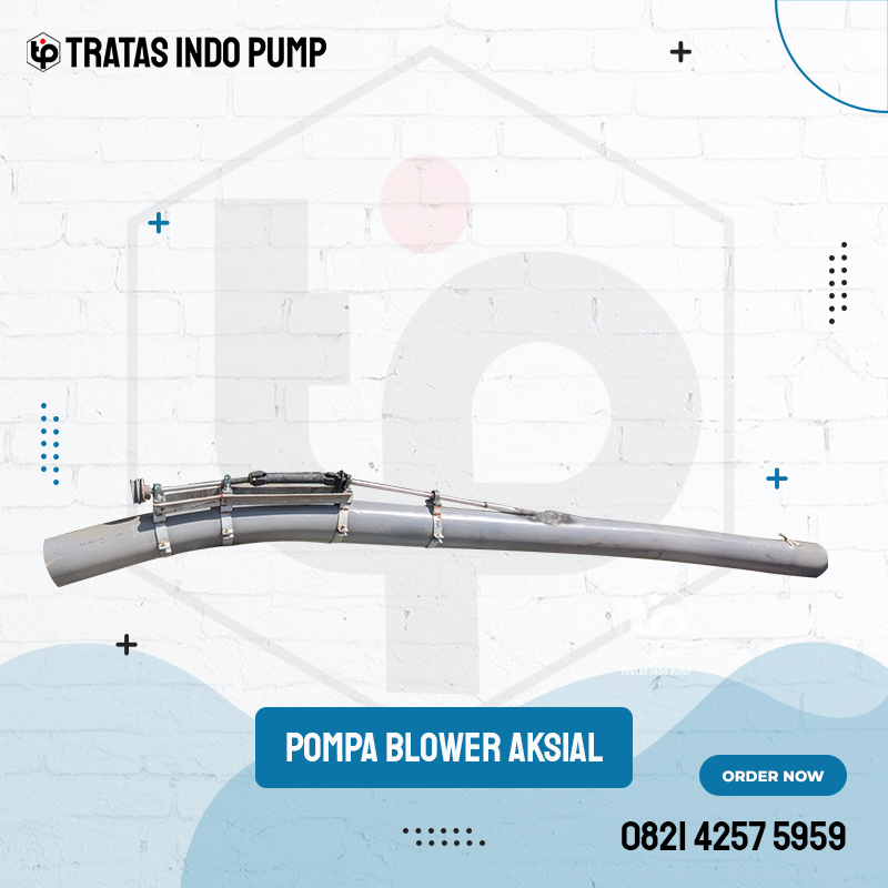 Pompa Banjir Aksial PVC 10 Inch Panjang 4 M