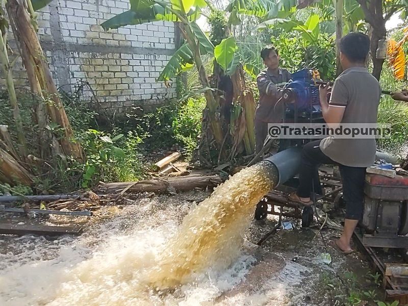 Pompa Banjir Aksial PVC 10 Inch Panjang 4 M