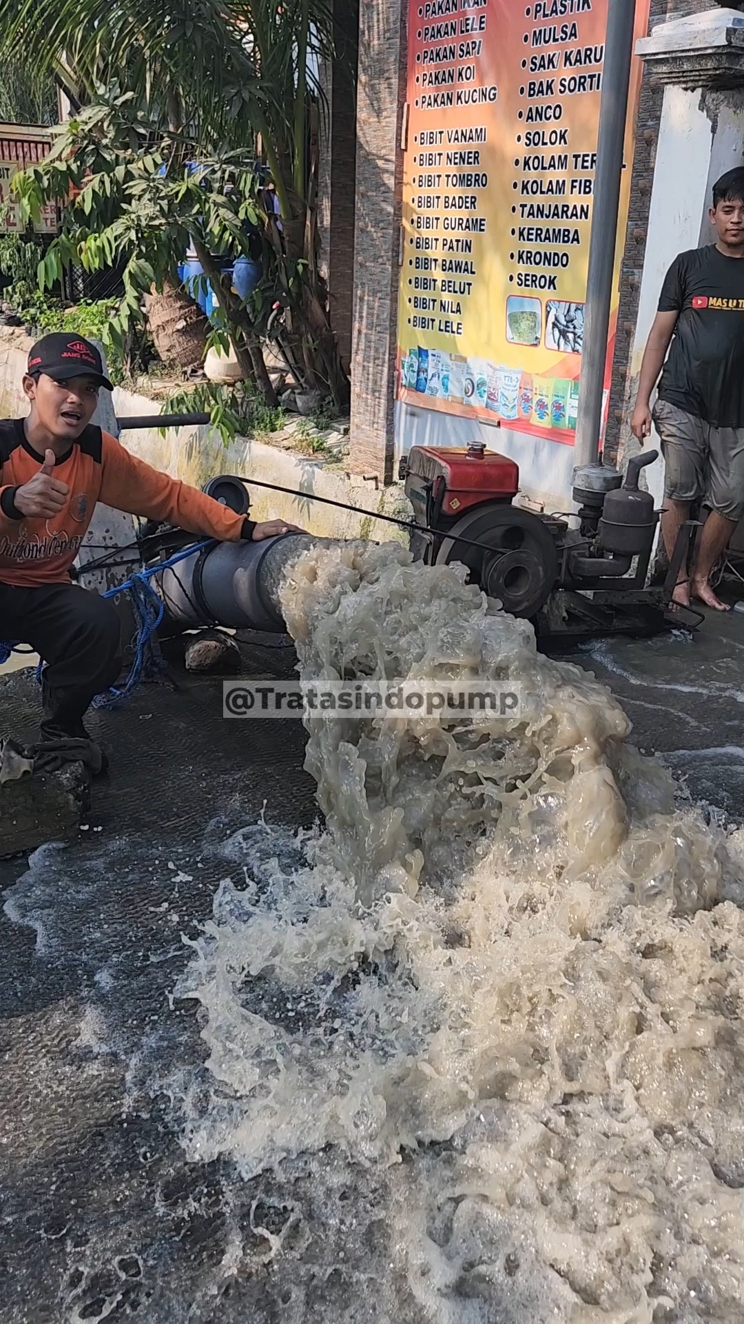 Pompa Banjir Aksial PVC 6 Inch Panjang 6 Meter