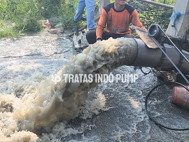 Pompa Banjir Aksial PVC 8 Inch Panjang 4 Meter