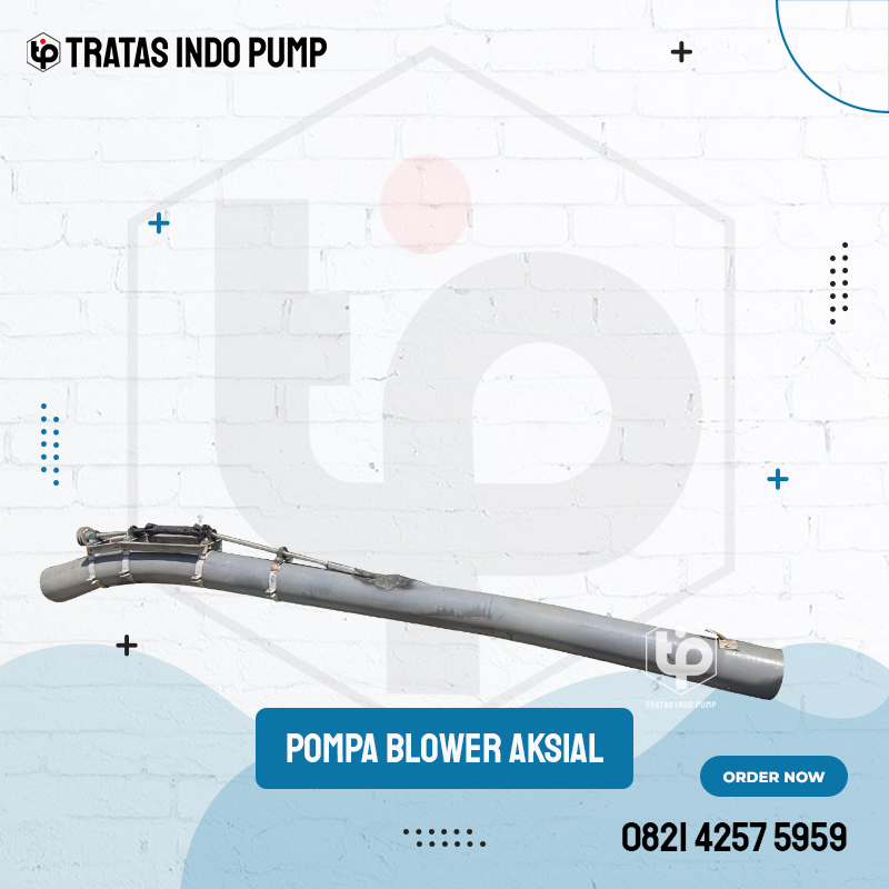 Pompa Banjir Aksial PVC 8 Inch Panjang 6 Meter