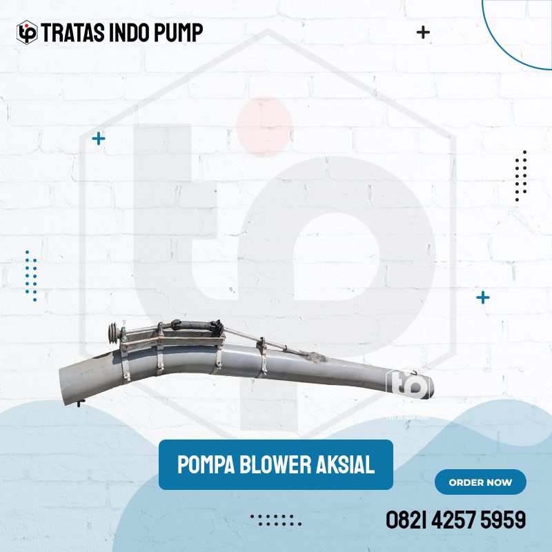 Pompa Glower Aksial PVC 6 Inch Panjang 6 Meter