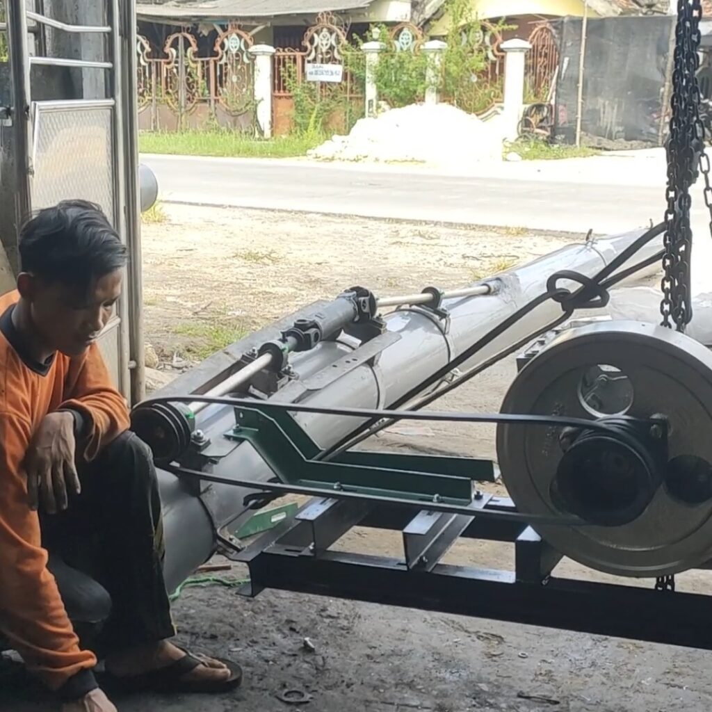 Pompa Glower Aksial Pompa Banjir PVC 12 Inch 4 Meter